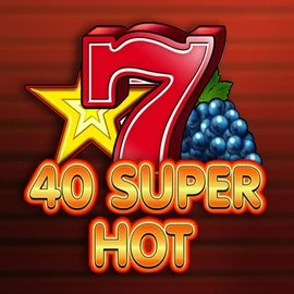 40 Super Hot online game logo by Amusnet Interactive on tikitakasnl.com