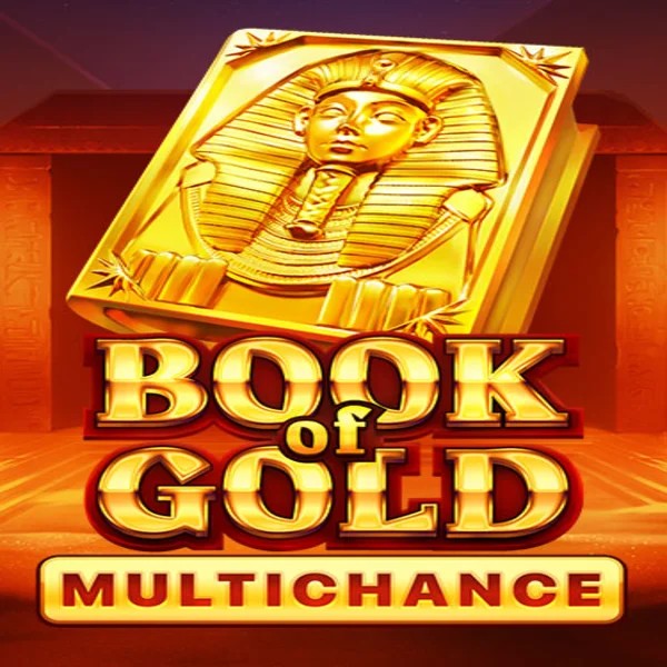 Book of Gold Multichance slot icon by Playson, available at Tikitaka Casino