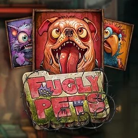 Fugly Pets slot icon by Stakelogic, available at Tikitaka Casino