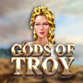 Slots logo of Gods of Troy from Red Tiger Gaming at Tikitaka Casino