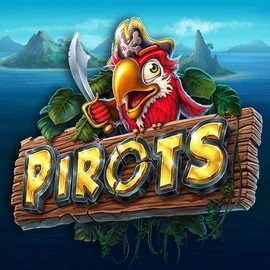Pirots online game logo by ELK Studios on tikitakasnl.com